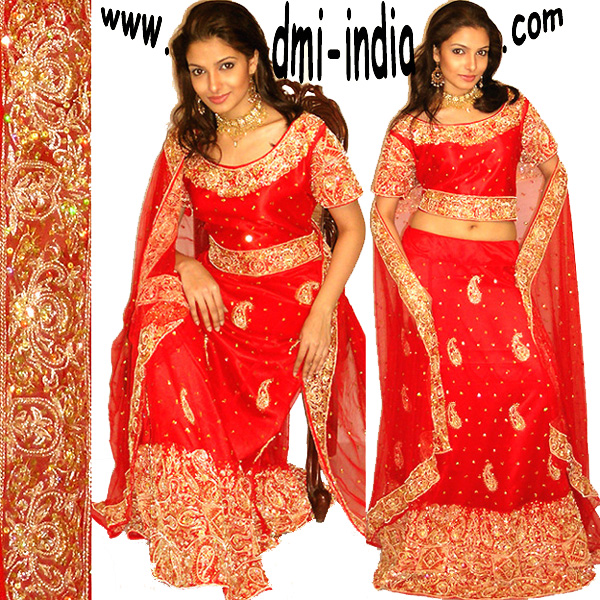 Satin Red Bride