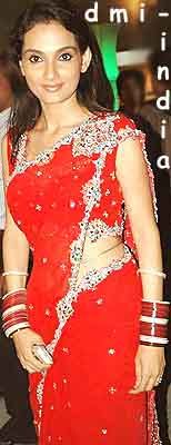 FKR Red Sari